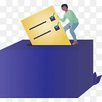 投票 选举日 黄色-空若网 投票 选举日 黄色-空若网