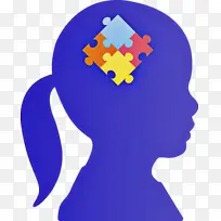 世界自闭症意识日 自闭症意识 电蓝-空若网 世界自闭症意识日 自闭症意识 电蓝-空若网