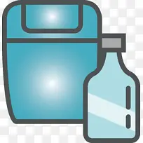 玻璃回收 蓝色 水绿色-空若网 玻璃回收 蓝色 水绿色-空若网