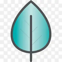 树叶 绿松石色 水绿色-空若网 树叶 绿松石色 水绿色-空若网