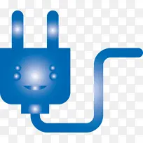 插头 蓝色 天蓝-空若网 插头 蓝色 天蓝-空若网