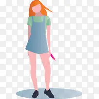 时尚女孩 站立 服装-空若网 时尚女孩 站立 服装-空若网