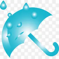 雨伞雨 蓝色 水蓝-空若网 雨伞雨 蓝色 水蓝-空若网