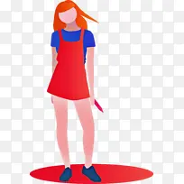 时尚女孩 服装 卡通-空若网 时尚女孩 服装 卡通-空若网