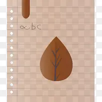 信纸 叶子 树-空若网 信纸 叶子 树-空若网