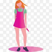 时尚女孩 粉色 服装-空若网 时尚女孩 粉色 服装-空若网