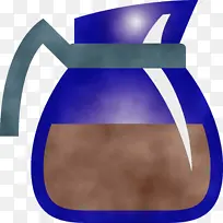 咖啡壶 水彩 油漆-空若网 咖啡壶 水彩 油漆-空若网