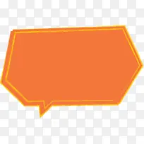 思想泡泡 演讲气球 橙色-空若网 思想泡泡 演讲气球 橙色-空若网