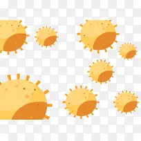 冠状病毒 黄色 橙色-空若网 冠状病毒 黄色 橙色-空若网