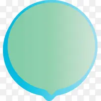 思想泡泡 演讲气球 水蓝-空若网 思想泡泡 演讲气球 水蓝-空若网