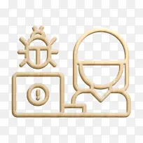 数据保护图标 黑客图标 符号-空若网 数据保护图标 黑客图标 符号-空若网