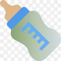 婴儿奶瓶 蓝色 绿松石色-空若网 婴儿奶瓶 蓝色 绿松石色-空若网