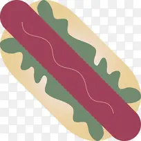 热狗 蔬菜 扁形虫-空若网 热狗 蔬菜 扁形虫-空若网