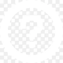 问号 白色 黑色-空若网 问号 白色 黑色-空若网