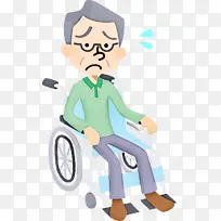 卡通 轮椅-空若网 卡通 轮椅-空若网