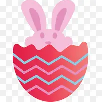 彩蛋兔子 复活节快乐 粉色-空若网 彩蛋兔子 复活节快乐 粉色-空若网