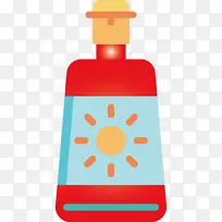 防晒霜 橙色 水瓶-空若网 防晒霜 橙色 水瓶-空若网