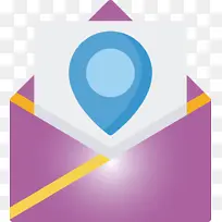 电子邮件地址 圆圈 紫色-空若网 电子邮件地址 圆圈 紫色-空若网