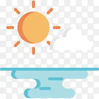 日出 橙色 线条-空若网 日出 橙色 线条-空若网