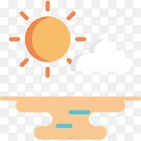 日出 橙色 线条-空若网 日出 橙色 线条-空若网