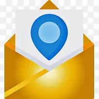 电子邮件地址 黄色 圆圈-空若网 电子邮件地址 黄色 圆圈-空若网