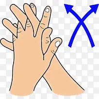 手指 手 线条-空若网 手指 手 线条-空若网