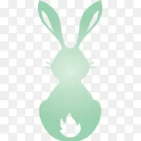 可爱的兔子 复活节 绿色-空若网 可爱的兔子 复活节 绿色-空若网
