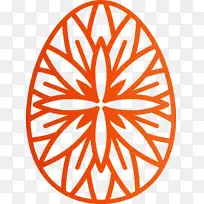 复活节彩蛋 复活节 橙色-空若网 复活节彩蛋 复活节 橙色-空若网