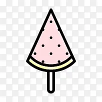 冰淇淋图标 西瓜图标 圆锥体-空若网 冰淇淋图标 西瓜图标 圆锥体-空若网