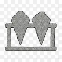 食品和餐厅图标 冰淇淋图标 金属-空若网 食品和餐厅图标 冰淇淋图标 金属-空若网