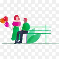 时尚爱情 约会 水彩画-空若网 时尚爱情 约会 水彩画-空若网