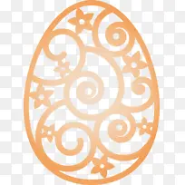 复活节彩蛋 复活节 橙色-空若网 复活节彩蛋 复活节 橙色-空若网