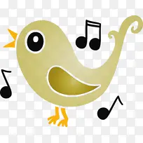 卡通鸟 黄色 卡通-空若网 卡通鸟 黄色 卡通-空若网