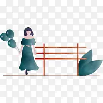 时尚爱好 约会 水彩-空若网 时尚爱好 约会 水彩-空若网