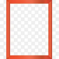 相框 红色 长方形-空若网 相框 红色 长方形-空若网