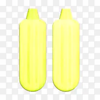 水果和蔬菜图标 西葫芦图标 黄色-空若网 水果和蔬菜图标 西葫芦图标 黄色-空若网