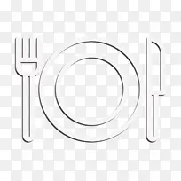 餐厅图标 盘子图标 文字-空若网 餐厅图标 盘子图标 文字-空若网
