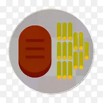 餐厅图标 牛排图标 橙色-空若网 餐厅图标 牛排图标 橙色-空若网