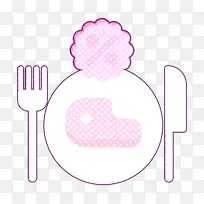 午餐图标 餐厅图标 粉色-空若网 午餐图标 餐厅图标 粉色-空若网