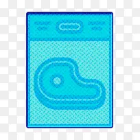 牛排图标 肉店图标 浅绿色-空若网 牛排图标 肉店图标 浅绿色-空若网