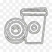 咖啡图标 甜甜圈图标 纸杯图标-空若网 咖啡图标 甜甜圈图标 纸杯图标-空若网