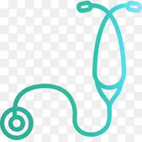 听诊器 浅绿色 绿松石色-空若网 听诊器 浅绿色 绿松石色-空若网