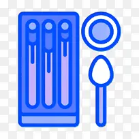 面包店图标 线条 电蓝-空若网 面包店图标 线条 电蓝-空若网