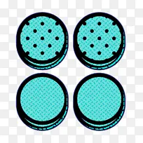 汉堡包图标 面包店图标 水绿色-空若网 汉堡包图标 面包店图标 水绿色-空若网