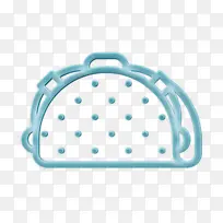 墨西哥玉米卷图标 快餐图标 青绿色-空若网 墨西哥玉米卷图标 快餐图标 青绿色-空若网