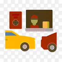 免下车图标 汽车图标 快餐图标-空若网 免下车图标 汽车图标 快餐图标-空若网