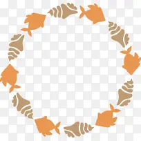 海贝壳框架 线条 米-空若网 海贝壳框架 线条 米-空若网