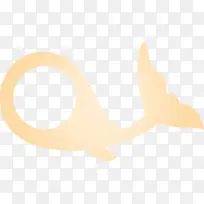 鲸鱼画框 水彩画 颜料-空若网 鲸鱼画框 水彩画 颜料-空若网