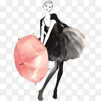 水彩画 素描 时装设计-空若网 水彩画 素描 时装设计-空若网