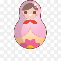 彩色俄罗斯娃娃 花瓣-空若网 彩色俄罗斯娃娃 花瓣-空若网